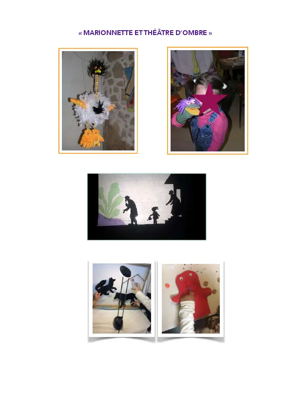 Atelier enfant - marionnettes