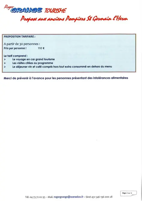 Croisi&egrave;re 30 mai 2026 - inscription